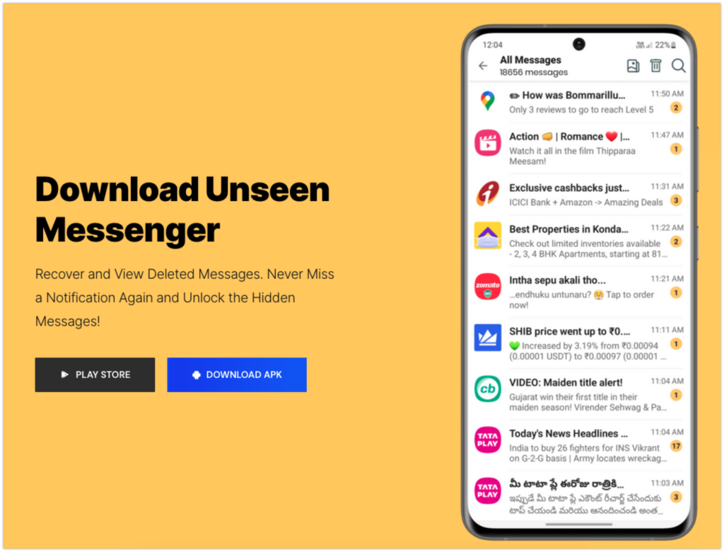 Download Unseen Messenger