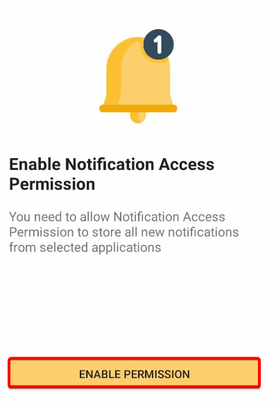 Unseen Messenger Notification Access Permission