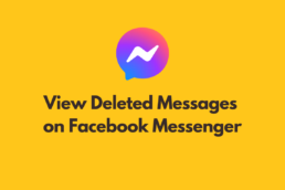 How to View Deleted Messages on Facebook Messenger 2 view deleted messages on Facebook Messenger